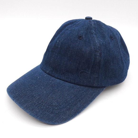 Zyia Active Hat Adults OSFM Blue Denim Strapback Buckle Gym Running Ball Cap - Picture 1 of 8